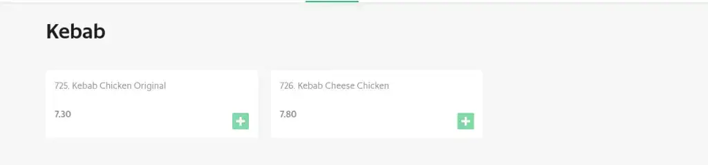 89.7 Supper Club Menu Kebab prices