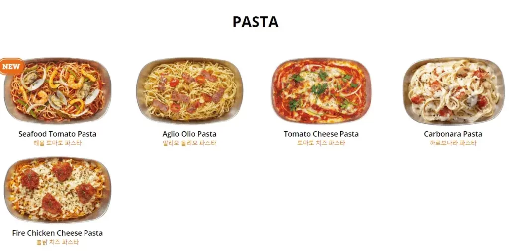 Gopizza Pasta Menu Prices