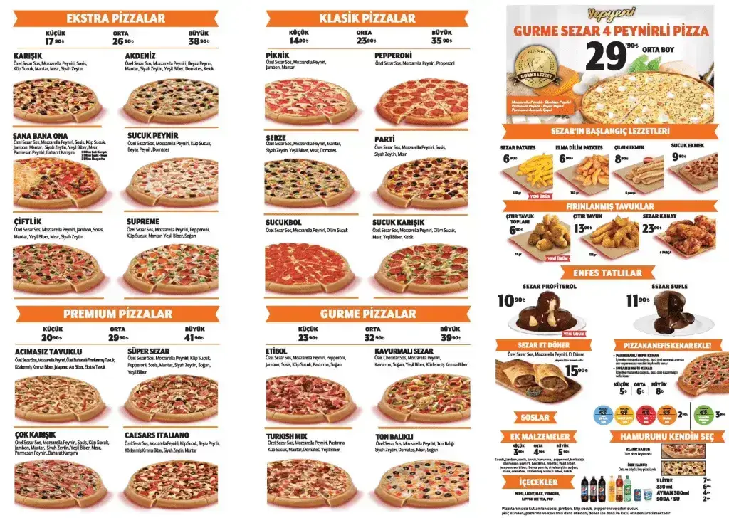 Little Caesars Pizza Menu Specialty Pizza (12″) Prices