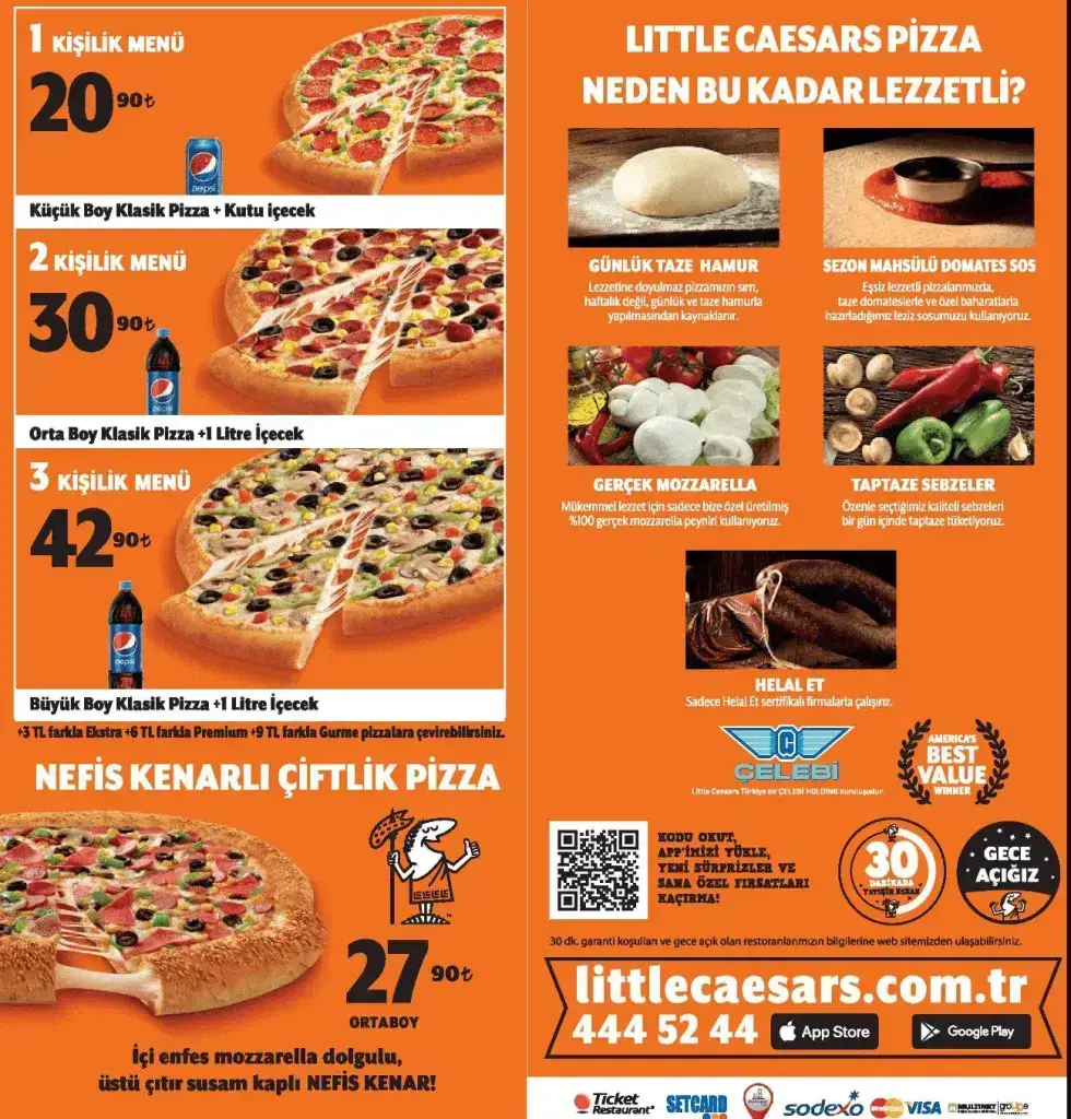 Little Caesars Pizza Menu prices