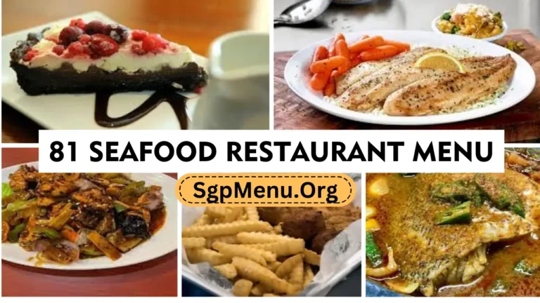 81 Seafood Restaurant MenuSingapore | Updated Prices 2024