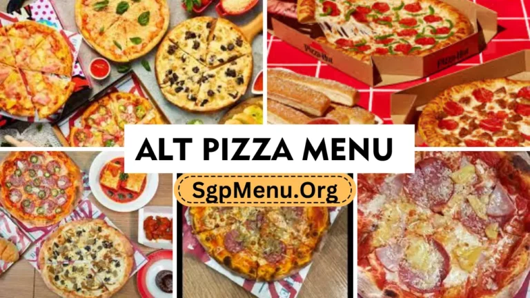 Alt Pizza Menu Singapore | Updated Prices 2024