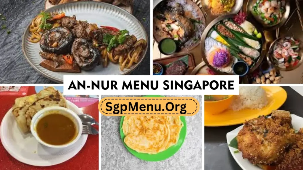 An-nur Menu Singapore