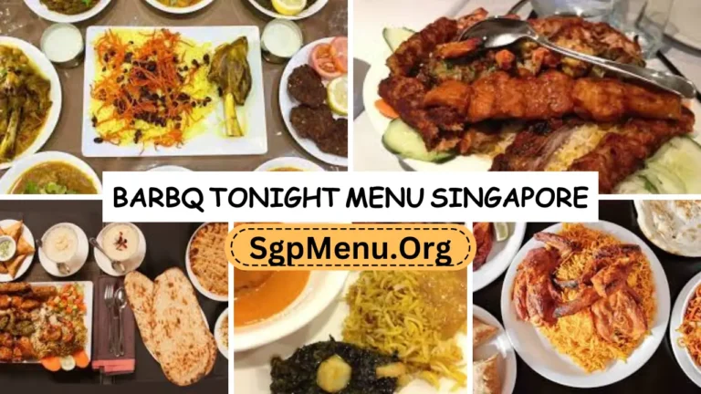 Barbq Tonight Menu Singapore | New Rates 2024
