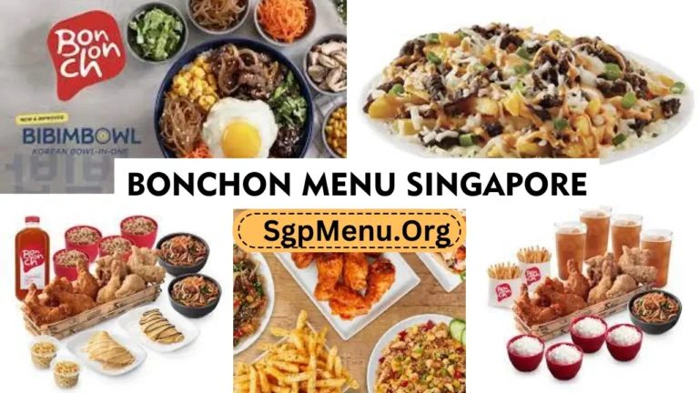 Bonchon Singapore Menu Prices 2024