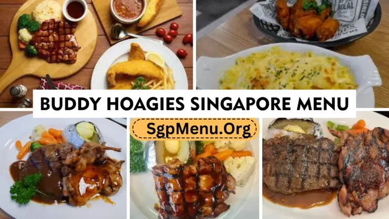 Buddy Hoagies Singapore Menu  2024
