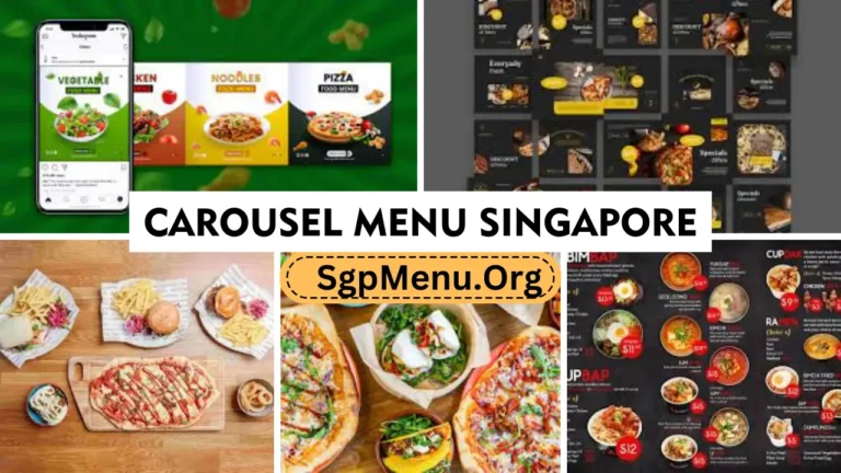 Carousel Menu Singapore Prices 2024