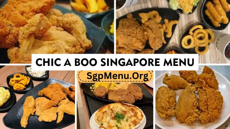 Chic A Boo Singapore Menu | Latest Rates 2024