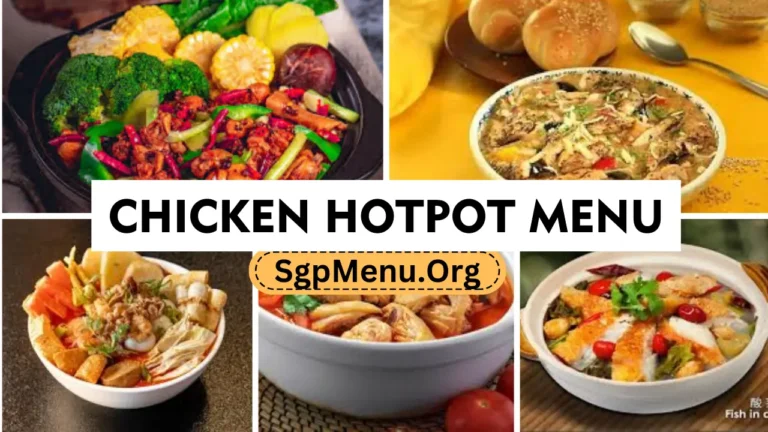 Chicken Hotpot Menu Singapore Prices 2024