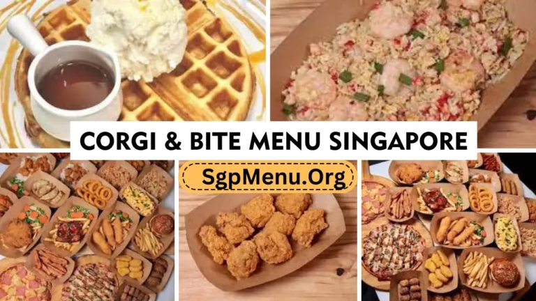 Corgi & Bite Menu Singapore prices 2024