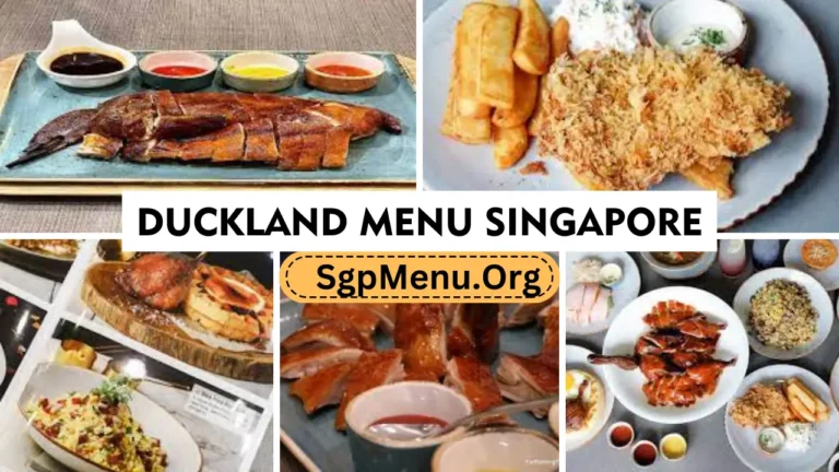 Duckland Singapore Menu Prices 2024