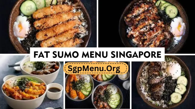Fat Sumo Menu Singapore Prices 2024