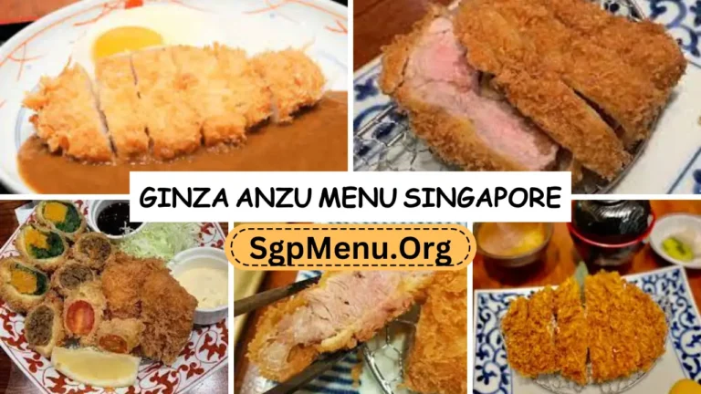 Ginza Anzu Menu Singapore | Updated Prices 2024
