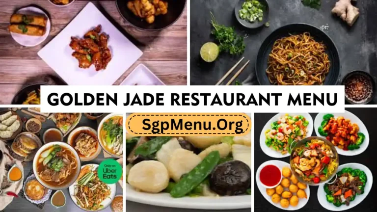 Golden Jade Restaurant Menu singapore Prices 2024