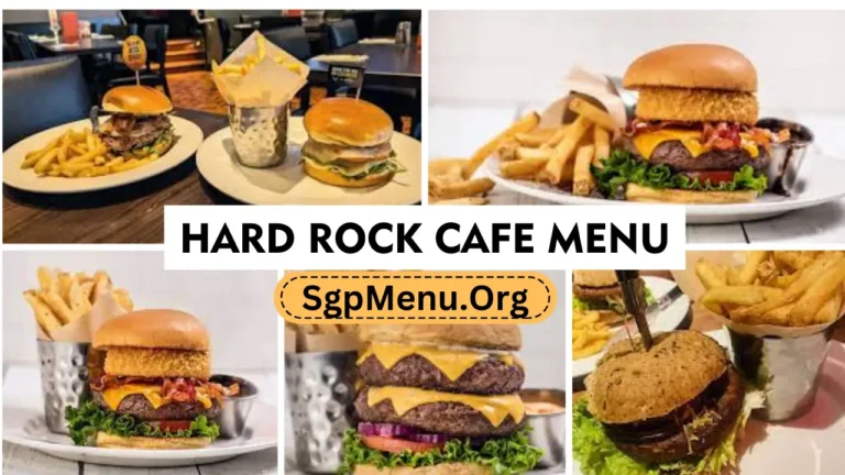 Hard Rock Cafe Menu Singapore Prices 2024