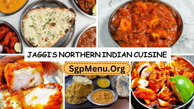 Jaggi’s Northern Indian Cuisine Menu | Updated Prices 2024