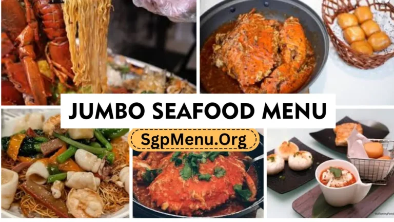 Jumbo Seafood Menu Singapore Prices 2024
