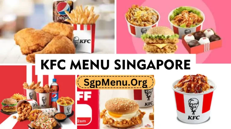 KFC Singapore MENU | Updated Prices 2024