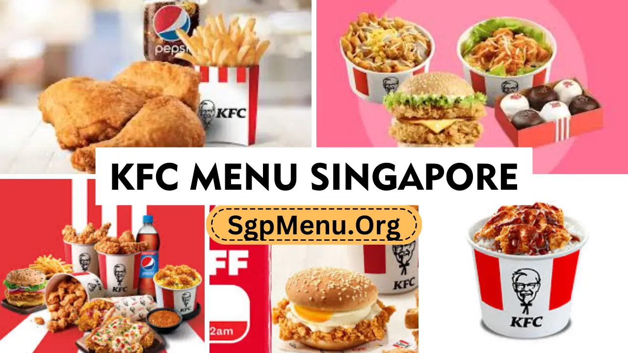 KFC SINGAPORE Menu