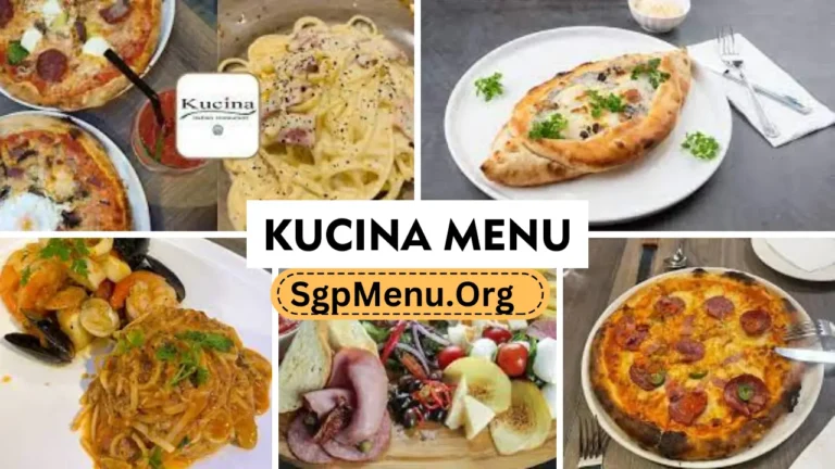 Kucina Italian Restaurant Singapore Menu | Updated Prices 2024