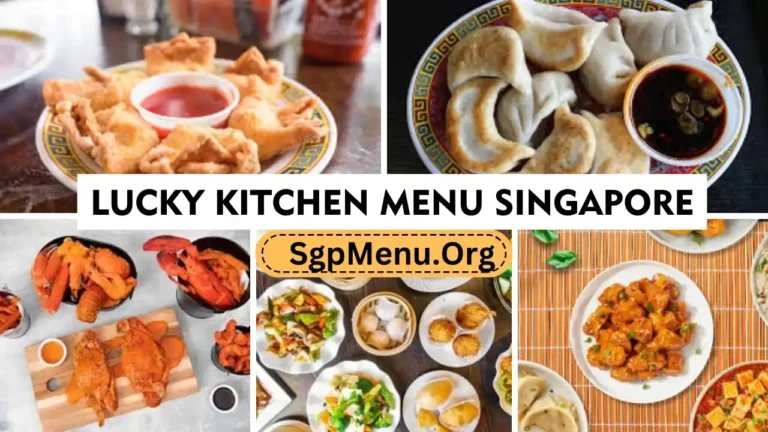 Lucky Kitchen Menu Singapore Prices 2024