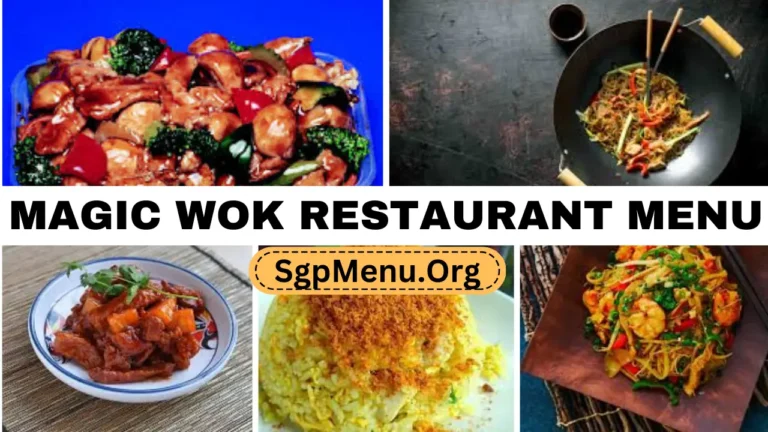 Magic Wok Restaurant Menu Singapore | Updated Prices 2024