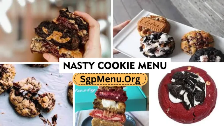 Nasty Cookie Menu | New Prices 2024