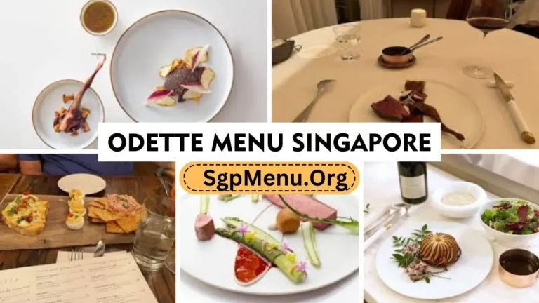 Odette Singapore Menu Prices 2024