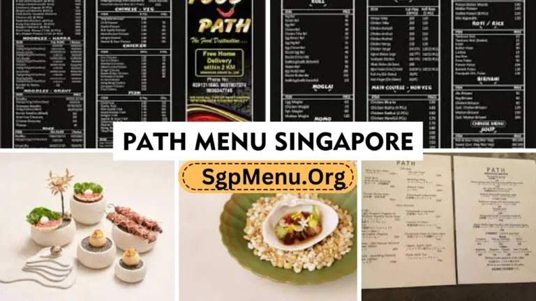 Path Menu Singapore Prices 2024