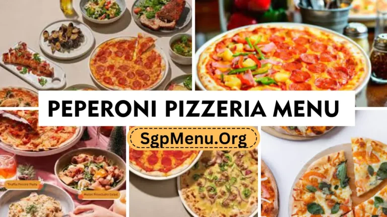 Peperoni Pizzeria Singapore Menu | Updated Prices 2024