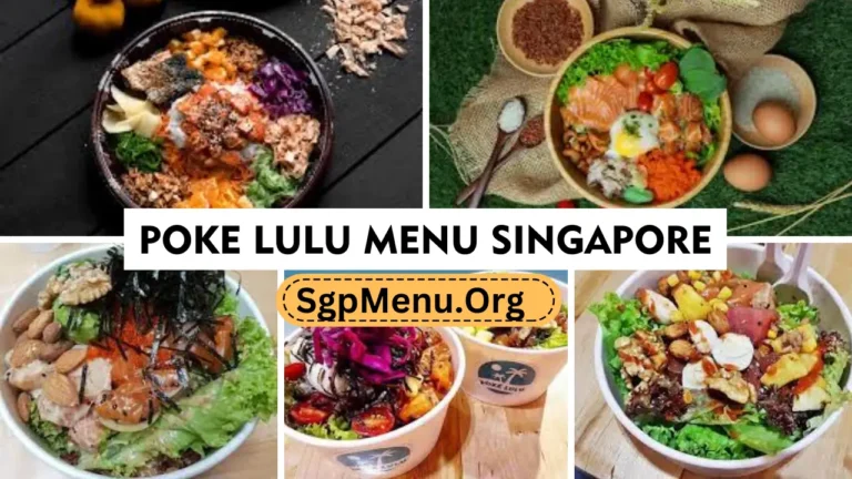 Poke Lulu Menu Singapore  Prices 2024
