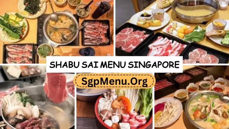 Shabu Sai Menu Singapore | Updated Prices 2024