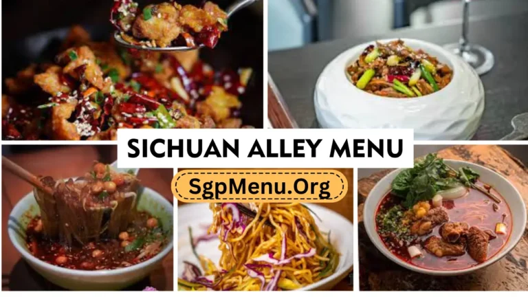 Sichuan Alley Menu Singapore Prices 2024
