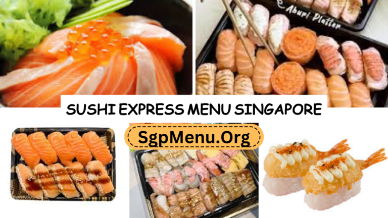 Sushi Express Menu Singapore Prices 2024