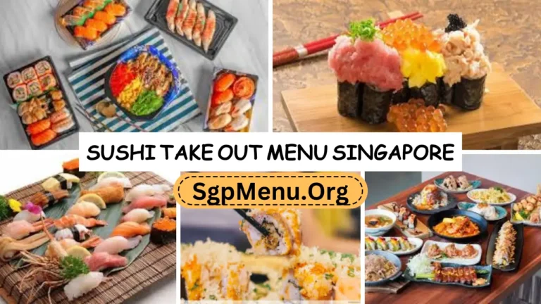 Sushi Take Out Menu Singapore Prices 2024