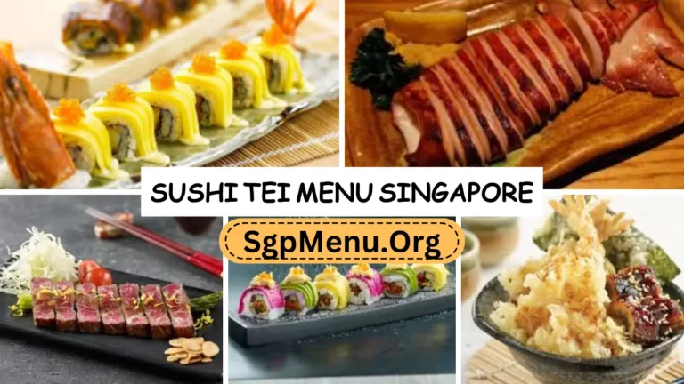Sushi Tei Menu Singapore Prices 2024
