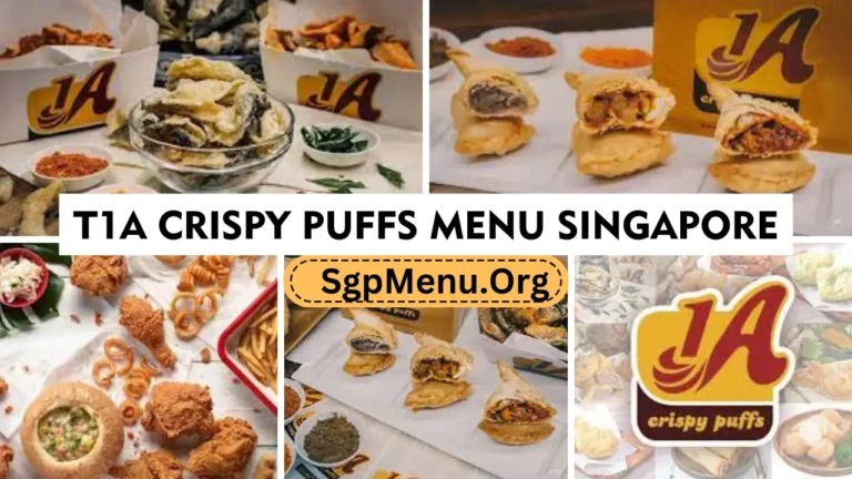T1a Crispy Puffs Menu Singapore Prices 2024