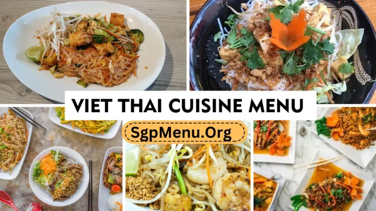 Viet Thai Cuisine Menu Singapore | Updated Prices 2024