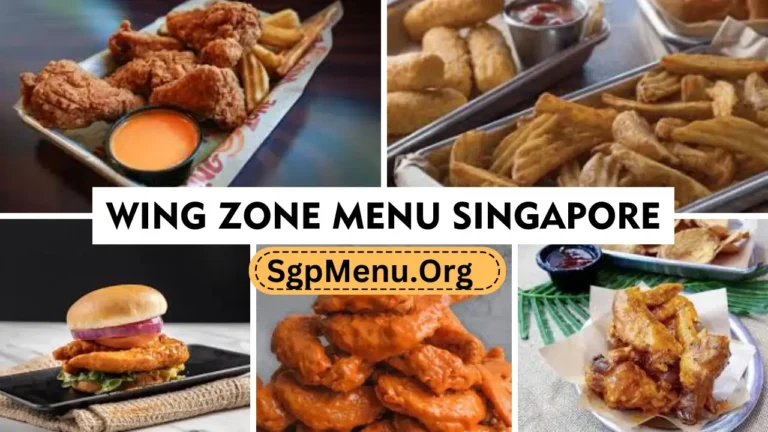 Wing Zone Menu Singapore Prices 2024