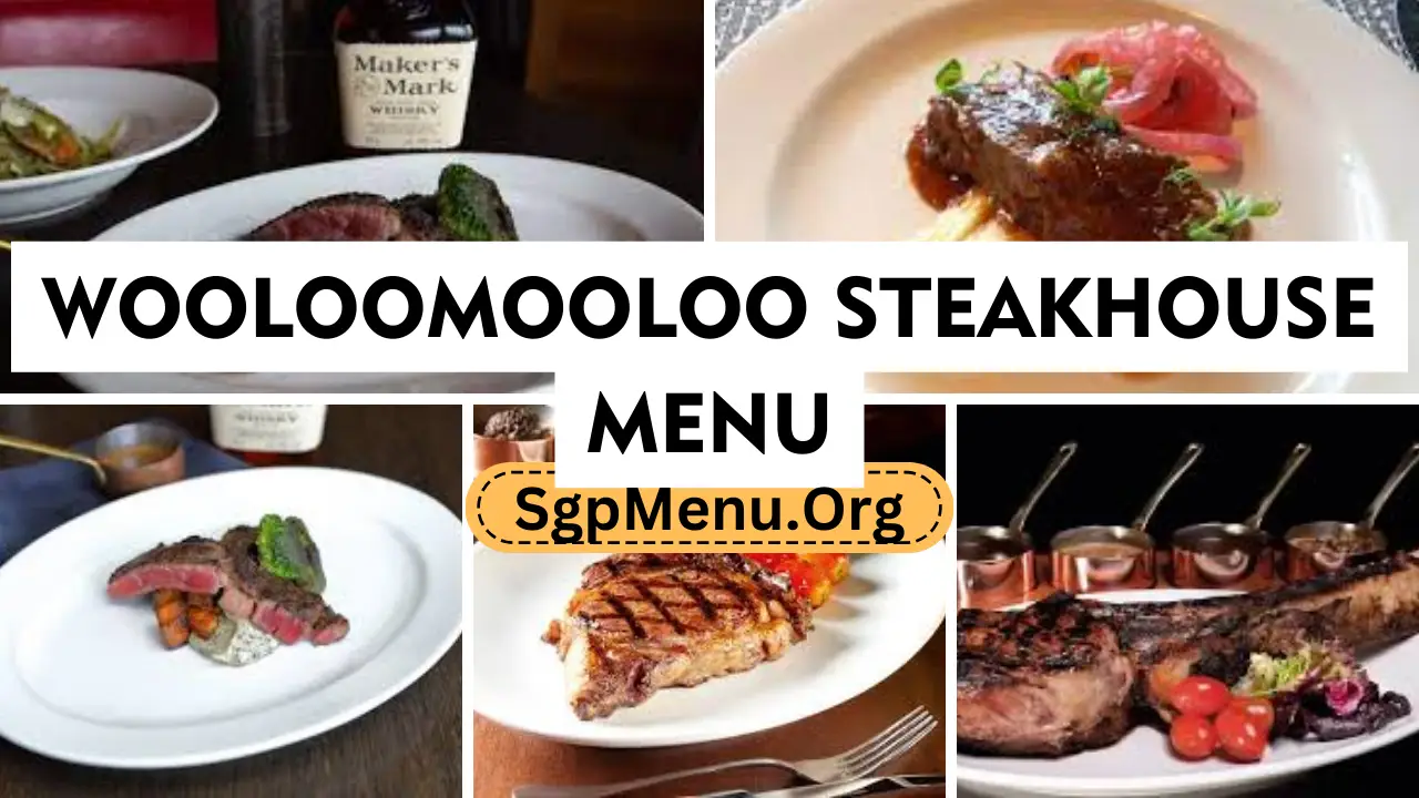 Wooloomooloo Steakhouse Menu Singapore