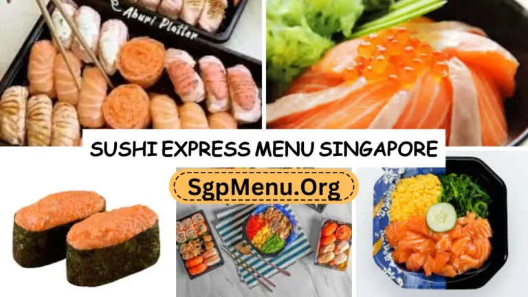 sushi express menu Singapore | Updated Prices 2024