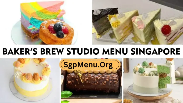 Baker’s Brew Studio Menu Singapore | Updated Prices 2024