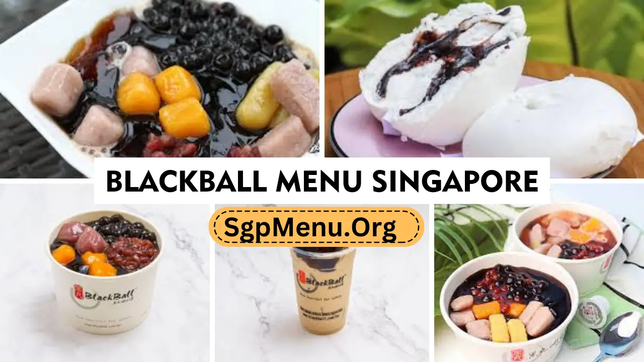 Blackball Menu Singapore