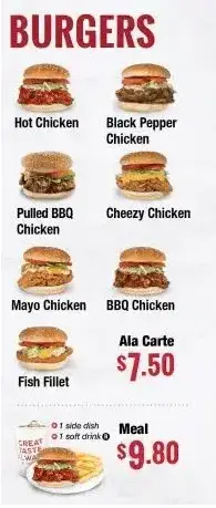 Chic a Boo Burgers Menu Prices