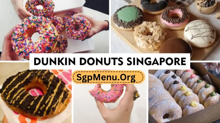 Dunkin Donuts Menu Singapore Prices 2024