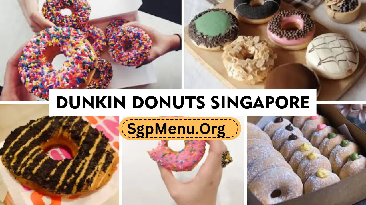 Dunkin Donuts Menu Singapore