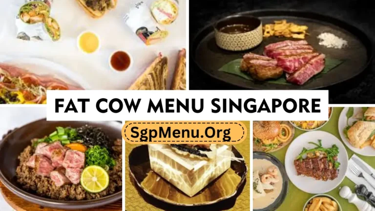 Fat Cow Menu Singapore Prices 2024