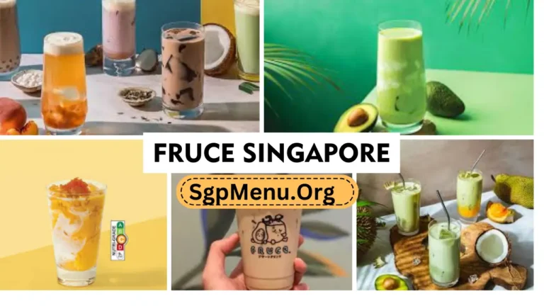Fruce Menu Singapore Prices 2024