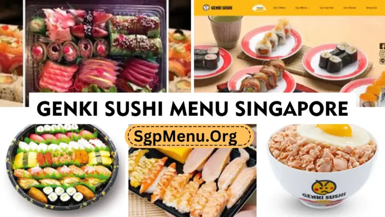 Genki Sushi Menu Singapore Prices 2024