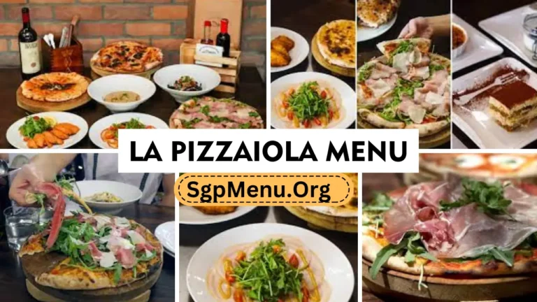 La Pizzaiola Menu Singapore | Updated Prices 2024